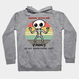 Sunset Skeleton / Dance With Me in My Boneyard, Boy Hoodie